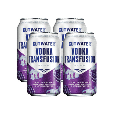 Cutwater - Vodka Transfusion Ready to Drink Cocktail (4 Pack)