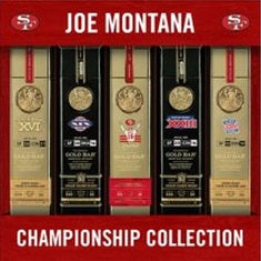 Gold Bar - Joe Montana Championship Collection Whiskey Box Set - TIPXY