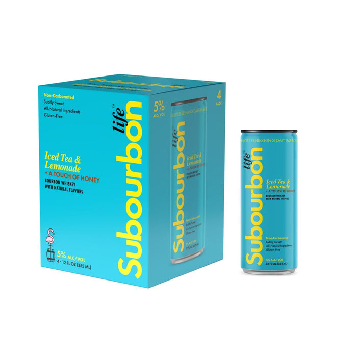 Subourbon Life - Iced Tea & Lemonade Bourbon Whiskey (4 Pack)