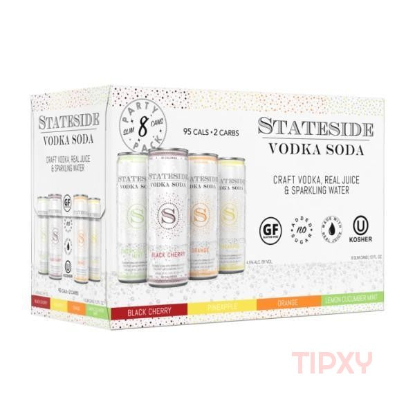 Stateside - Vodka Soda Variety (8 Pack)