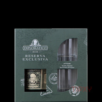 Diplomatico - Reserva Exclusiva Rum /w gift set - TIPXY