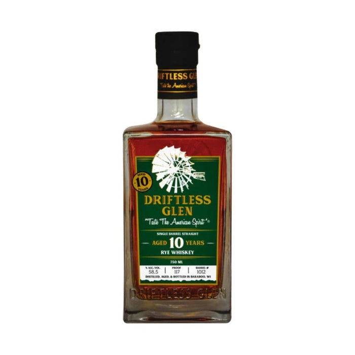 Driftless Glen - 10 Year Cask Strength Single Barrel Straight Rye Whiskey