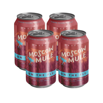 Dry Fly - On The Fly Moscow Mule Ready to Drink Cocktail (4 Pack)