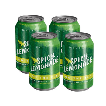 Dry Fly - On The Fly Spicy Lemonade Ready to Drink Cocktail (4 Pack)