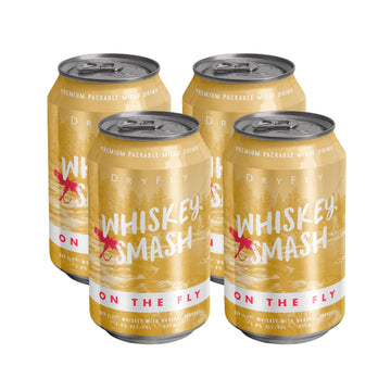 Dry Fly - On The Fly Whiskey Smash Ready to Drink Cocktail (4 Pack)