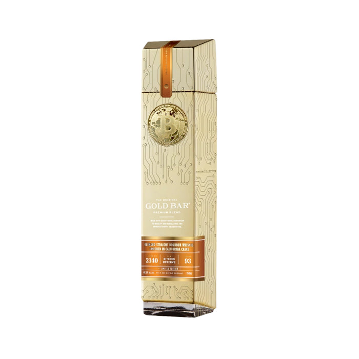 Gold Bar - Bitcoin Reserve Blended Straight Bourbon Whiskies Finished in California Casks - Cask 93 - TIPXY