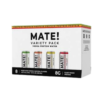 Mate! - Vodka Protein Water Variety Pack (8 Pack) - TIPXY