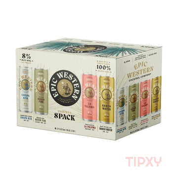 Epic Western - Variety Pack Ready to Drink Cocktail (8 Pack)