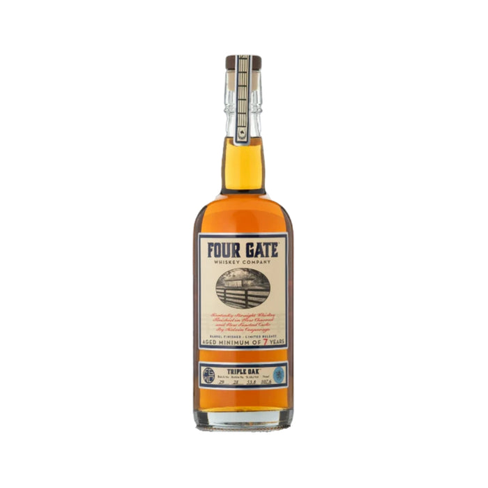 Four Gate - Cask Strength Oak Liquor Cabinet Select Kentucky Straight Bourbon Whiskey - TIPXY