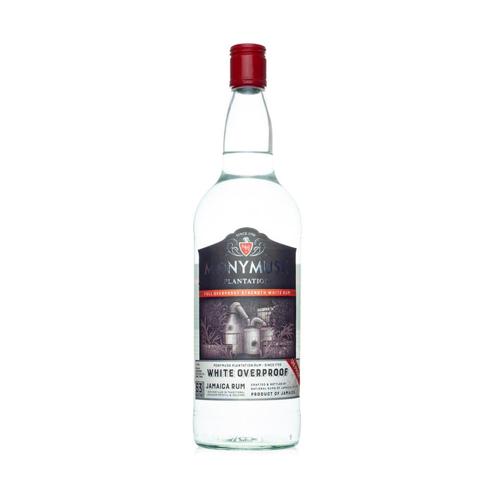 Monymusk White Overproff Rum 750ml (1L)
