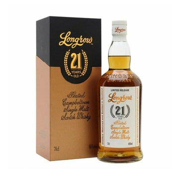 Longrow - 21 Year Peated Campbeltown Single Malt Scotch Whisky - TIPXY