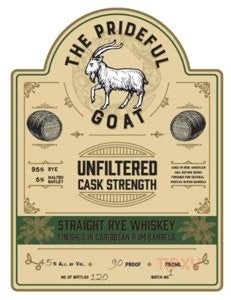 The Prideful Goat - Cask Strength Rum Finished Rye