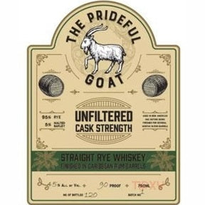 The Prideful Goat - Cask Strength Rum Finished Rye - TIPXY