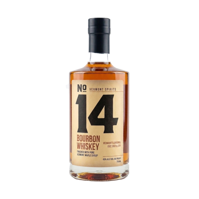 Vermont Spirits - No 14 American Bourbon Whiskey Finished with Pure Vermont Maple Syrup - TIPXY