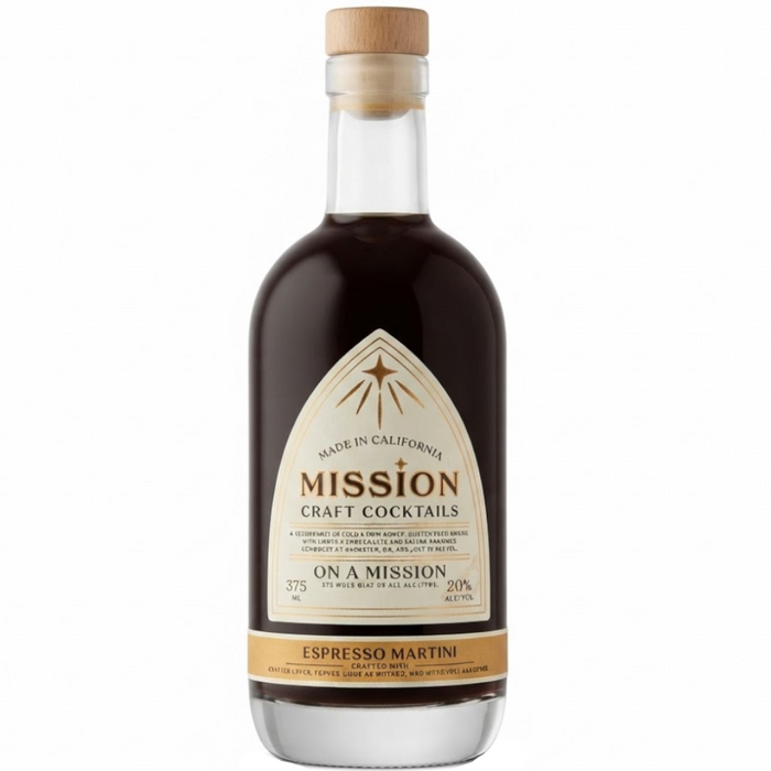 Mission Craft Cocktails - Espresso Martini Ready to Drink Cocktail - TIPXY
