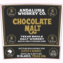Andalusia Whiskey - Chocolate Malt Texas Single Malt Whiskey - TIPXY