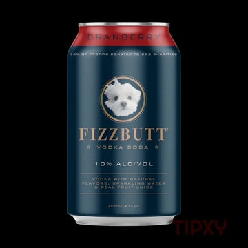 FizzButt - Cranberry Vodka Soda (4 pack)