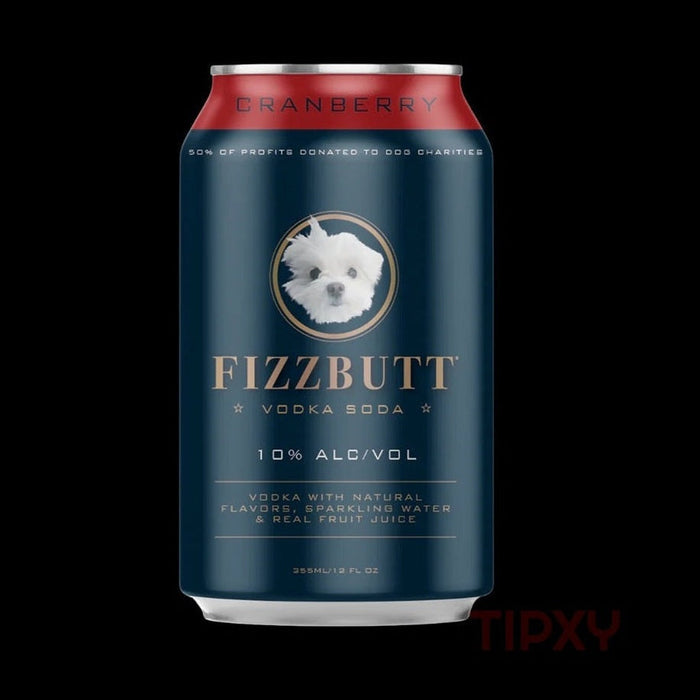 FizzButt - Cranberry Vodka Soda (4 pack)