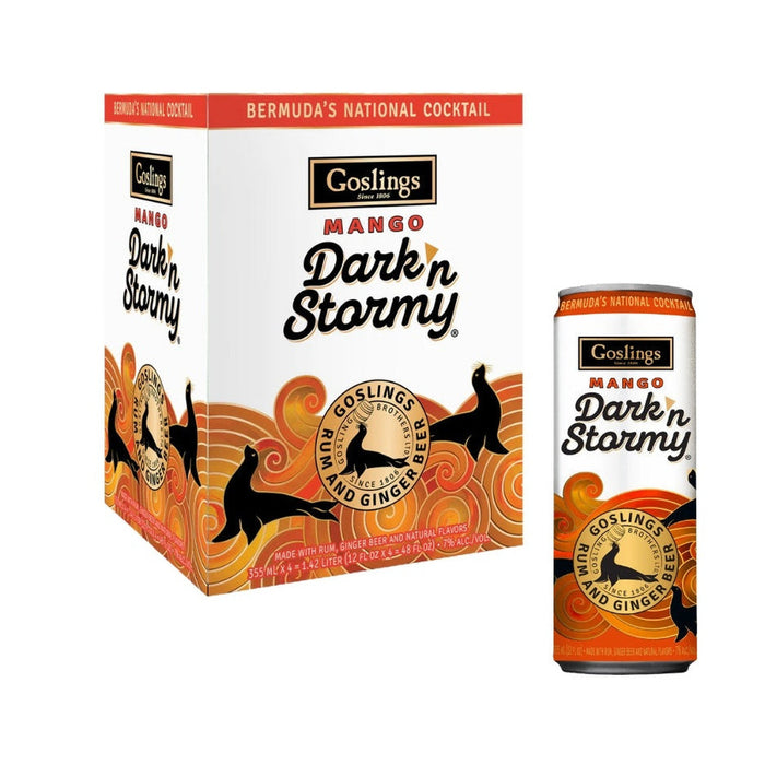 Goslings - Dark ‘N Stormy Mango Ready to Drink Cocktail (4 pack)