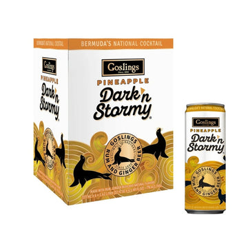 Goslings - Goslings Dark ‘N Stormy Pineapple Ready to Drink Cocktail (4 Pack)