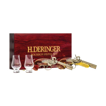 H. Deringer - Bourbon Whiskey Pistol Set with 2 Glasses