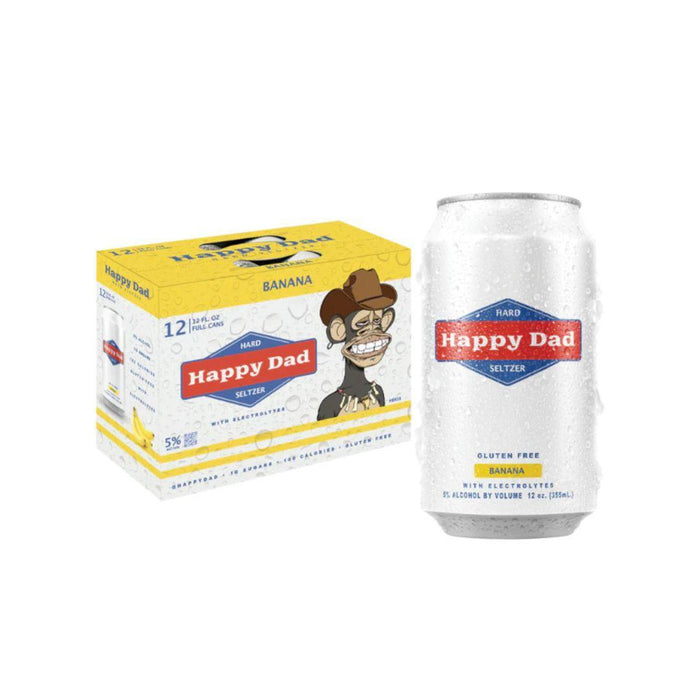 Happy Dad - Banana Hard Seltzer (12 pack)