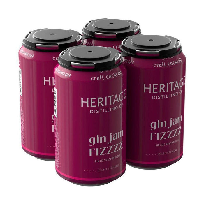 Heritage Distilling Co - Gin Jame Fizzzz Ready to Serve Cocktail (4 pack)