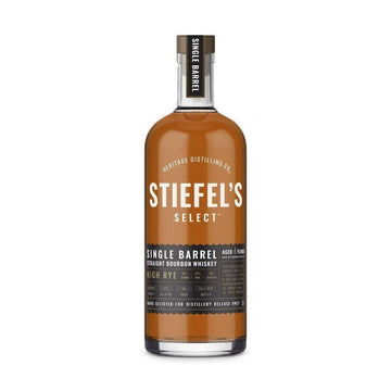 Heritage Distilling Co - Stiefel's Select 4 Year Old Single Barrel High Rye Bourbon Whiskey
