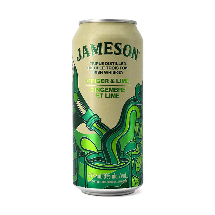 Jameson - Ginger Ale & Lime Ready to Drink Cocktail (4 Pack)