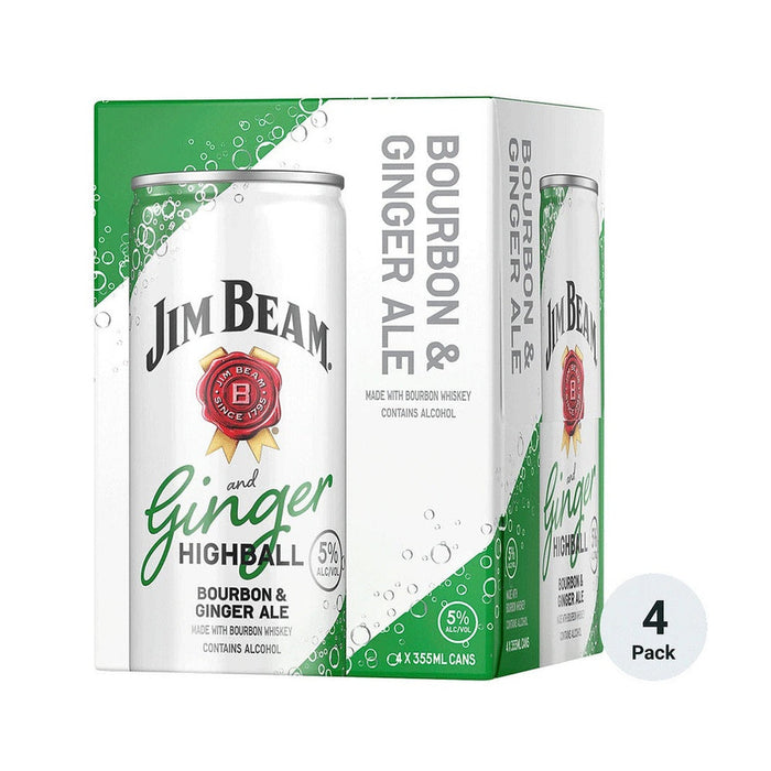 Jim Beam - Ginger Highball Cocktails Ready-to-Drink Cocktail
