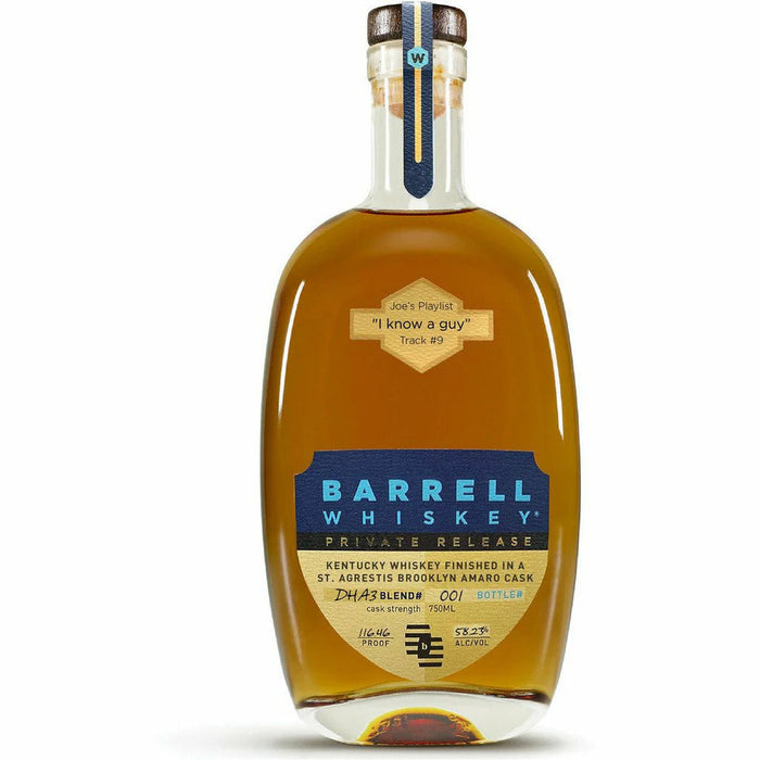 Joe's Playlist Track 9 I Know a Guy Barrell Whiskey Private Release DHA3