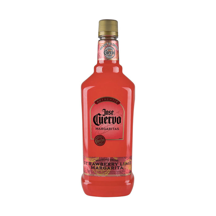 Jose Cuervo - Authentic Strawberry Lime Tequila Margarita Ready to Serve Cocktail