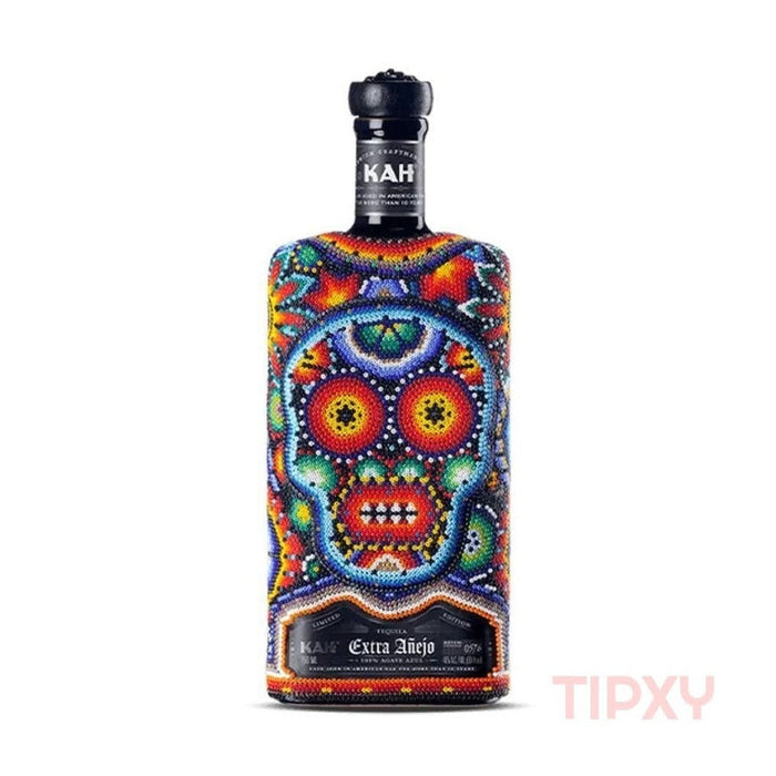 Kah Tequila - Limited Edition Extra Anejo Huichol (Beaded) Tequila