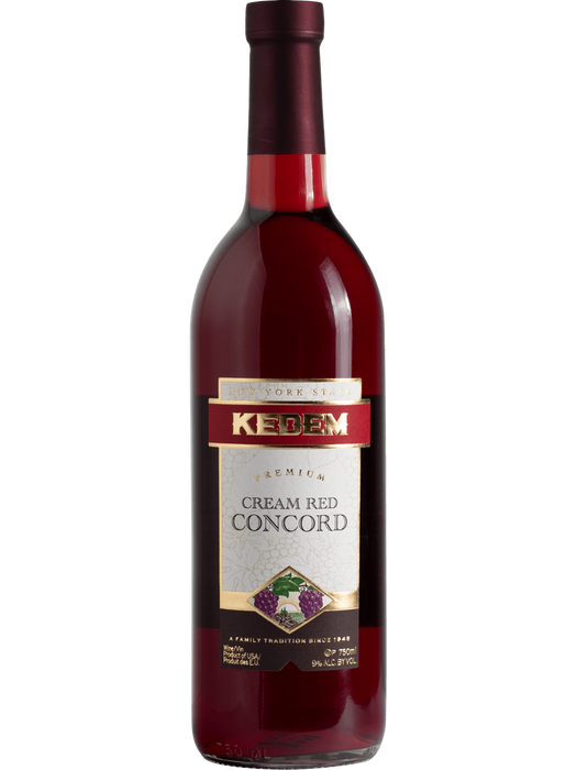 Kedem Cream Red Concord Sweet Red Wine