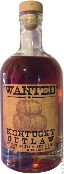 Wanted - Kentucky Outlaw 3 Year Bourbon Whiskey