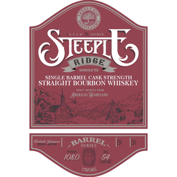 Lonely Oak - Steeple Ridge Single Barrel Cask Strength Barrel Series