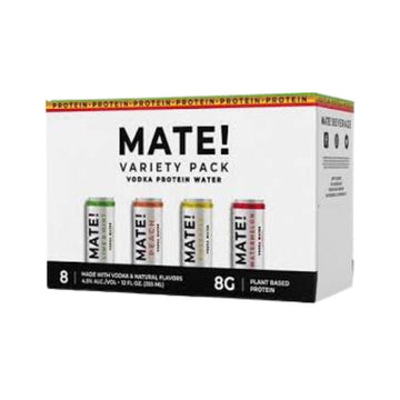 Mate! - Vodka Protein Water Variety Pack (8 Pack)