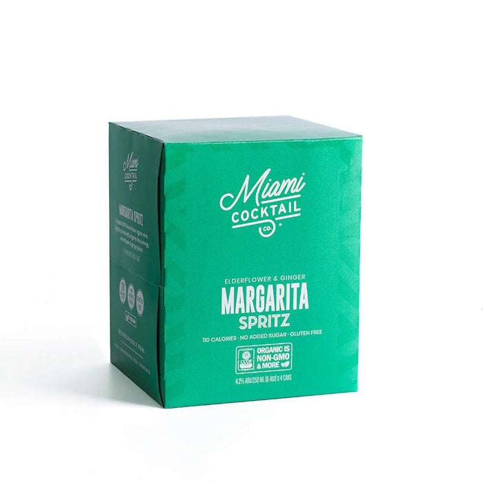 Miami Cocktail Company Elderflower & Ginger Margarita Spritz 4 Pack
