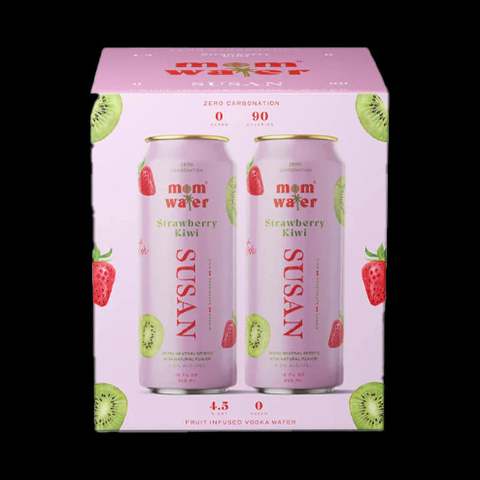 Mom Water - Susan Strawberry Kiwi (4 Pack)