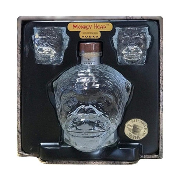 Monkey Head Vodka Gift Set
