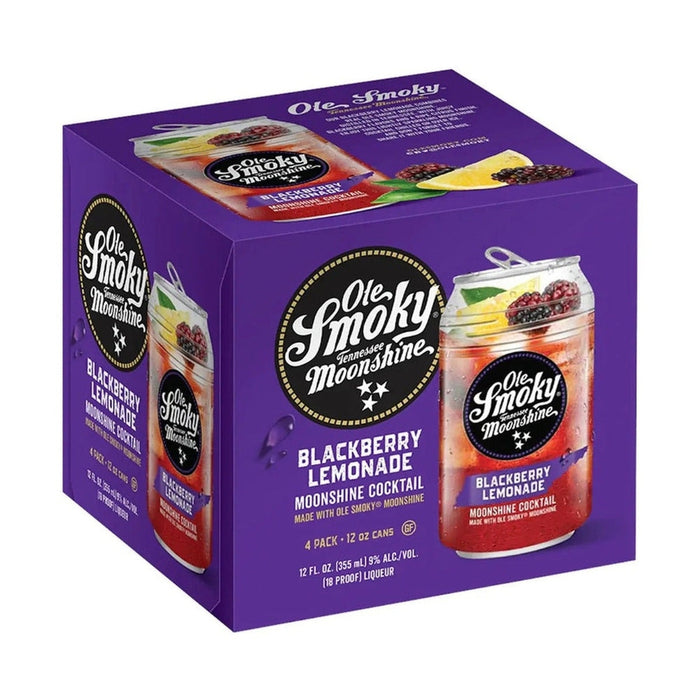 Ole Smoky - Blackberry Lemonade Moonshine Cocktail (4 Pack)