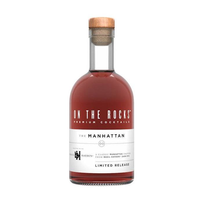 On the Rocks - Basil Hayden Bourbon Manhattan Ready to Serve Cocktail