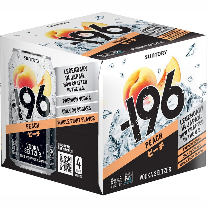 Suntory - -196 Peach (4 Pack) - TIPXY