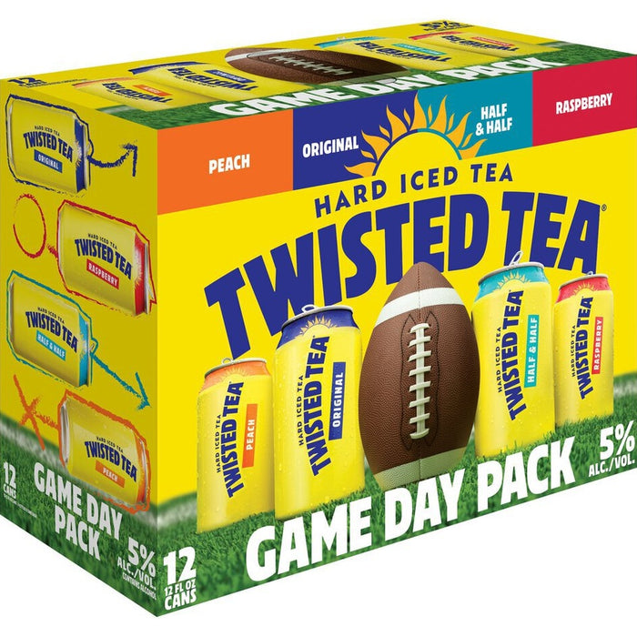 Twisted Tea - Game Day Pack Hard Iced Tea (12 Pack) - TIPXY