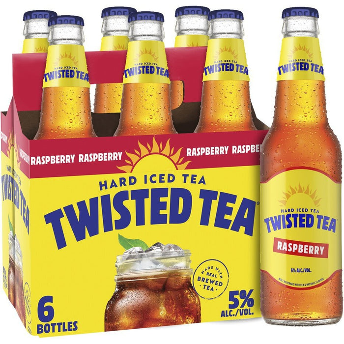 Twisted Tea - Raspberry Hard Iced Tea (6 Pack) - TIPXY