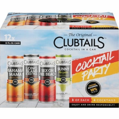 Clubtails - Cocktail Party Variety (12 Pack)