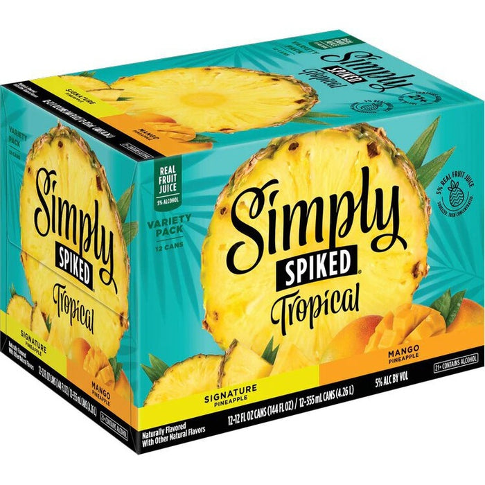 Simply Spiked - Tropical Ready to Drink Cocktail Variety Pack (12 Pack) - TIPXY