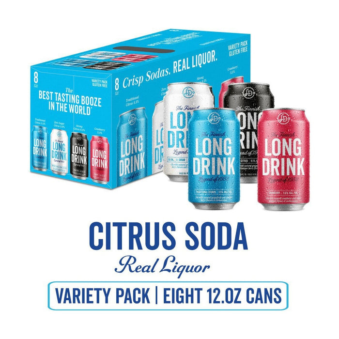 The Finnish Long Drink - Ready to Drink Cocktail Variety Pack (8 Pack) - TIPXY
