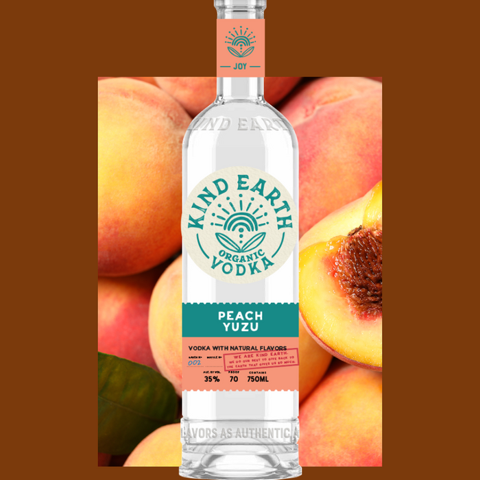 Kind Earth - Peach Yuzu Organic Vodka - TIPXY