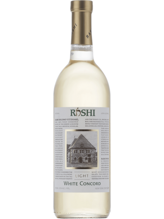 Rashi Concord Light Sweet White Wine